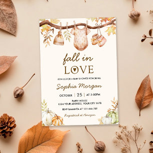 Invitation Baby Shower Tombez Amoureux