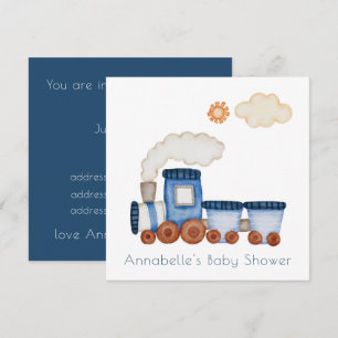 INVITATION : BABY SHOWER : TOURISME