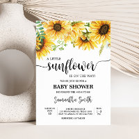 Baby shower tournesol
