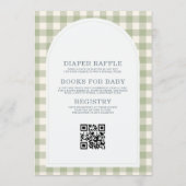 Invitation Baby Shower "Tout en Un" de Produits Locaux (Dos)