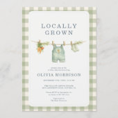 Invitation Baby Shower Tout en Un Fait Maison (Devant)