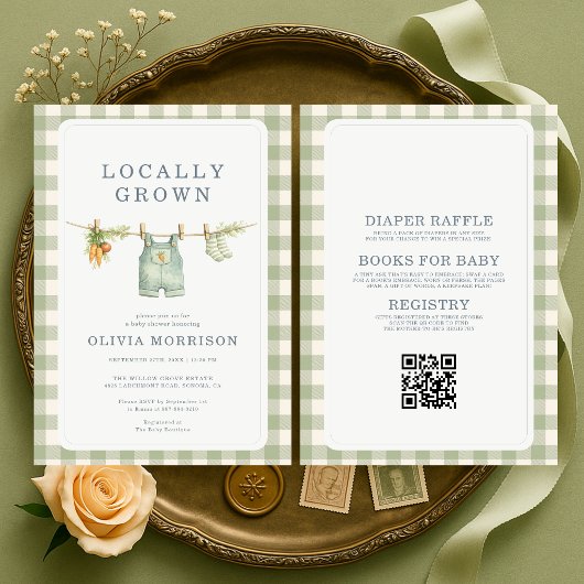 Invitation Baby Shower Tout en Un Fait Maison