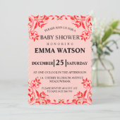 Invitation Baby shower traditionnel (Debout devant)