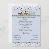 Invitation Baby shower Train (Devant)