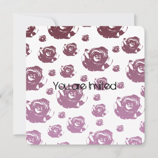 Invitation Baby shower transparent (Devant)