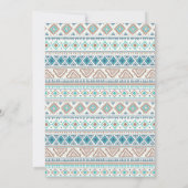 Invitation baby shower tribal "Wild One" (Dos)