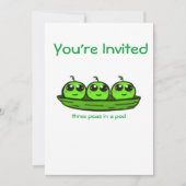 Invitation Baby shower Triplet (Devant)