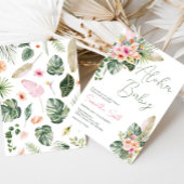 Invitation Baby shower tropical Aloha Baby