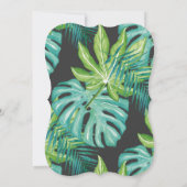 Invitation Baby shower tropical d'invitation de baby shower (Dos)