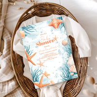 Baby shower Tropical Summer Beach Starfish