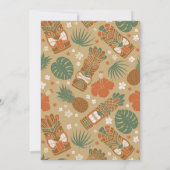 Invitation Baby shower Tropical Tiki Party Couples (Dos)