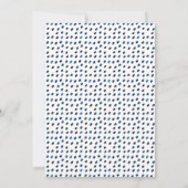 Invitation Baby shower Twin Baby Birds Et Fleurs (Dos)