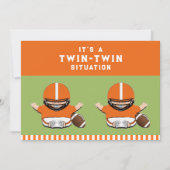 Invitation Baby shower Twin Boys (Devant)