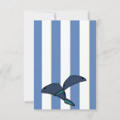 Invitation Baby shower Twin Boys en bleu/jaune (Dos)