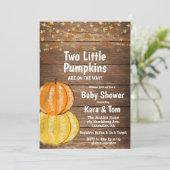 Invitation Baby shower Twin Fall (Debout devant)