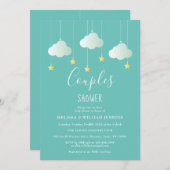 Invitation Baby shower Twinkle Little Star Couples (Devant / Derrière)