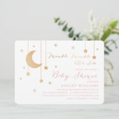 Invitation Baby shower Twinkle Twinkle (Debout devant)