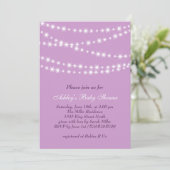 Invitation Baby shower Twinkle Twinkle Little Star (Debout devant)