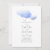 Invitation baby shower "Twinkle Twinkle Little Star" (Devant)