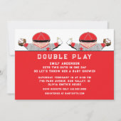 Invitation Baby shower Twins (Devant)