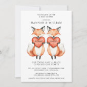 Invitation Baby shower Twins (Devant)
