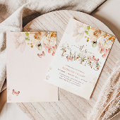 Invitation Baby shower TWINS, Baby shower de jardi