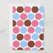 Invitation Baby shower Twins Blue & Pink Giraffe (Dos)