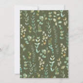 Invitation Baby shower Twins mignon Baby Bison (Dos)