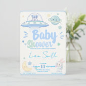 Invitation Baby Shower -UFO Pets- (Debout devant)
