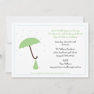 Invitation Baby shower Umbrella
