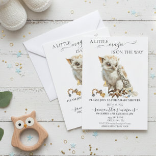 Invitation Baby Shower Un Petit Griffin Magique en Route 