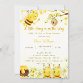 Invitation Baby shower Un Peu En Chemin (Devant)