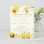 Invitation Baby shower Un Peu En Chemin (Debout devant)