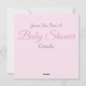 Invitation Baby shower Unicorn (Dos)