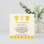 Invitation Baby shower Unisex (Debout devant)