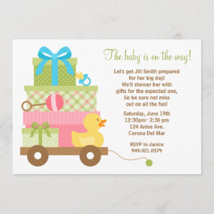 Invitation Baby shower Unisex