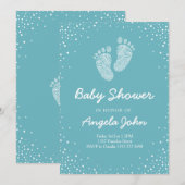 Invitation Baby shower unisex (Devant / Derrière)