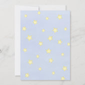 Invitation Baby shower Vache d'aquarelle moderne sautée sur l (Dos)