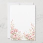Invitation Baby Shower Vache des Highlands (Dos)