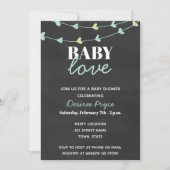 Invitation Baby shower Valentine (Devant)