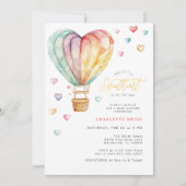 Invitation Baby shower Valentine Little Sweetheart (Devant)