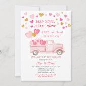 Invitation Baby shower Valentine Sweetheart (Devant)