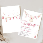 Invitation Baby shower Valentine Sweetheart