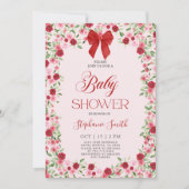 Invitation Baby shower Valentines (Devant)