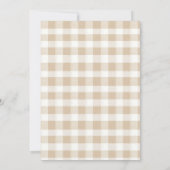 Invitation Baby shower végétal cultivé localement (Dos)