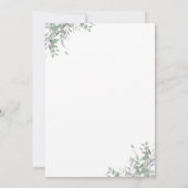 Invitation Baby shower vert en argent et violet à balloon (Dos)