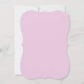 Invitation Baby shower vestimentaire pour bébés écolière (Dos)