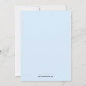 Invitation Baby shower vide (Dos)