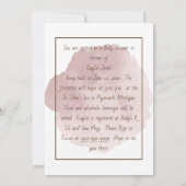 Invitation Baby shower vintage (Dos)