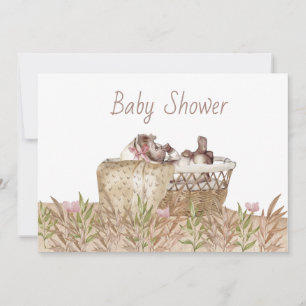 Invitation Baby shower vintage